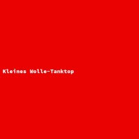 Kleines Wolle-Tanktop