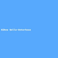 K&uuml;hne Wolle-Unterhose