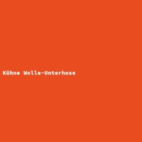 K&uuml;hne Wolle-Unterhose