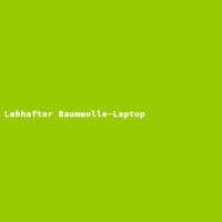 Lebhafter Baumwolle-Laptop