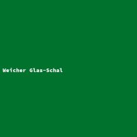 Weicher Glas-Schal