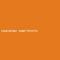 Langlebiger Gummi-Klositz