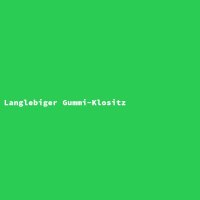 Langlebiger Gummi-Klositz