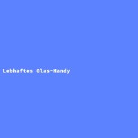 Lebhaftes Glas-Handy