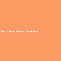 Herrliche Marmor-Tastatur
