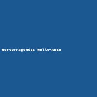 Hervorragendes Wolle-Auto