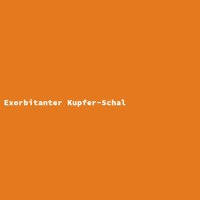 Exorbitanter Kupfer-Schal