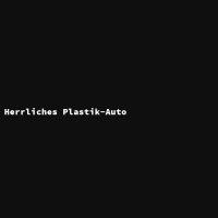 Herrliches Plastik-Auto