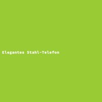 Elegantes Stahl-Telefon