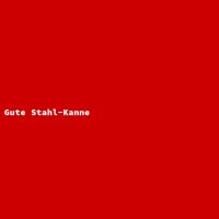 Gute Stahl-Kanne