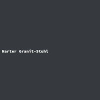 Harter Granit-Stuhl